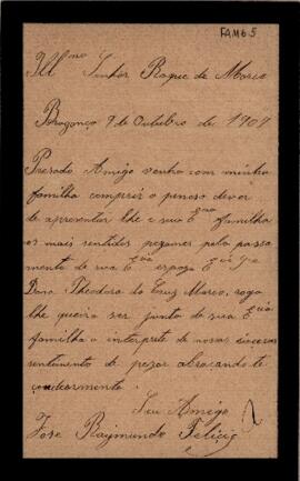 [Carta de pesar]