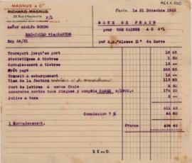 [Nota fiscal de Magnus & Cie]