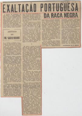 Exaltação portuguesa da raça negra