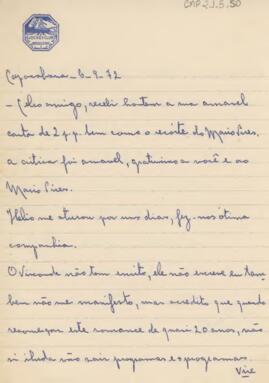 [Carta de agradecimento]