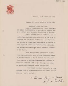 [Carta de Agradecimento]