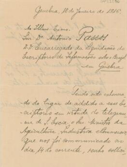 [Carta de pedido de pagamento]