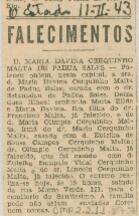 Falecimentos